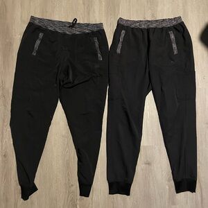 Black Jogger Scrub Pants (set of 2)